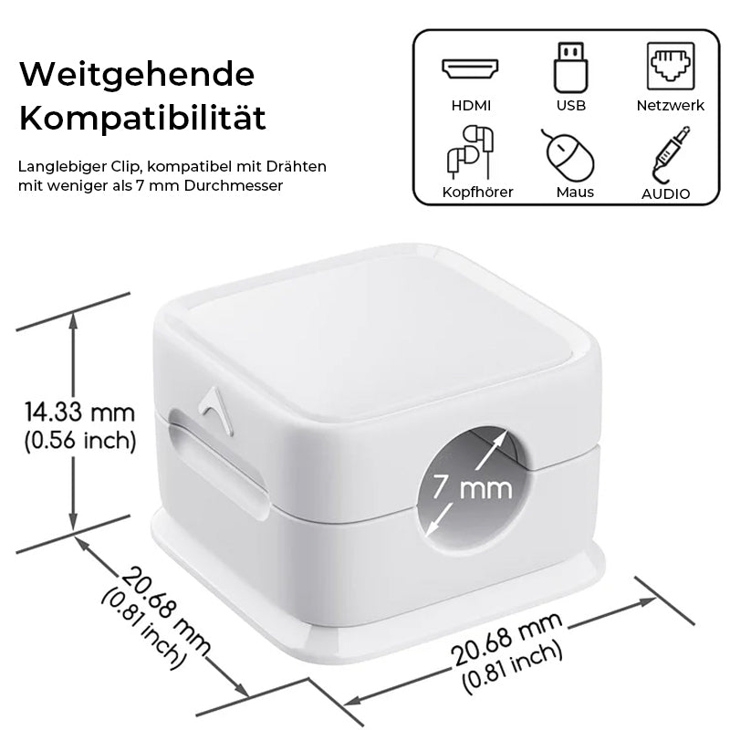 Spendora™ Magnetischer Kabelspeicher-Organizer (6 Stück) | 50% RABATT