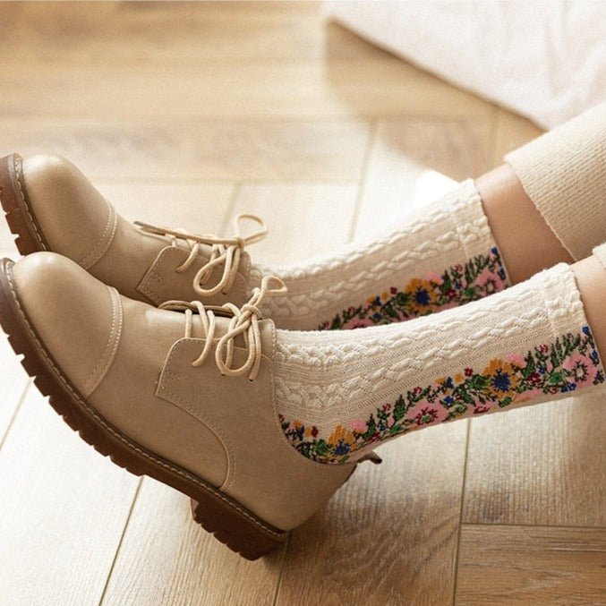 FloraFarben™  Flower-Power Socken  | 1+2 GRATIS