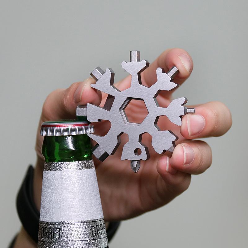 50% RABATT | 18-in-1 Edelstahl Schneeflocken Multi-Tool