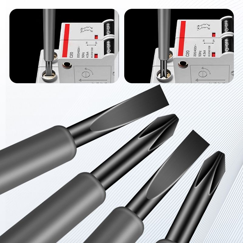 Magnetischer Schraubendreher und Prüfstift 2-in-1