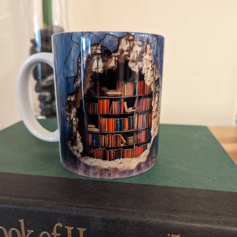 Mocky™ 3D-Bücherregal-Tasse | 50% RABATT