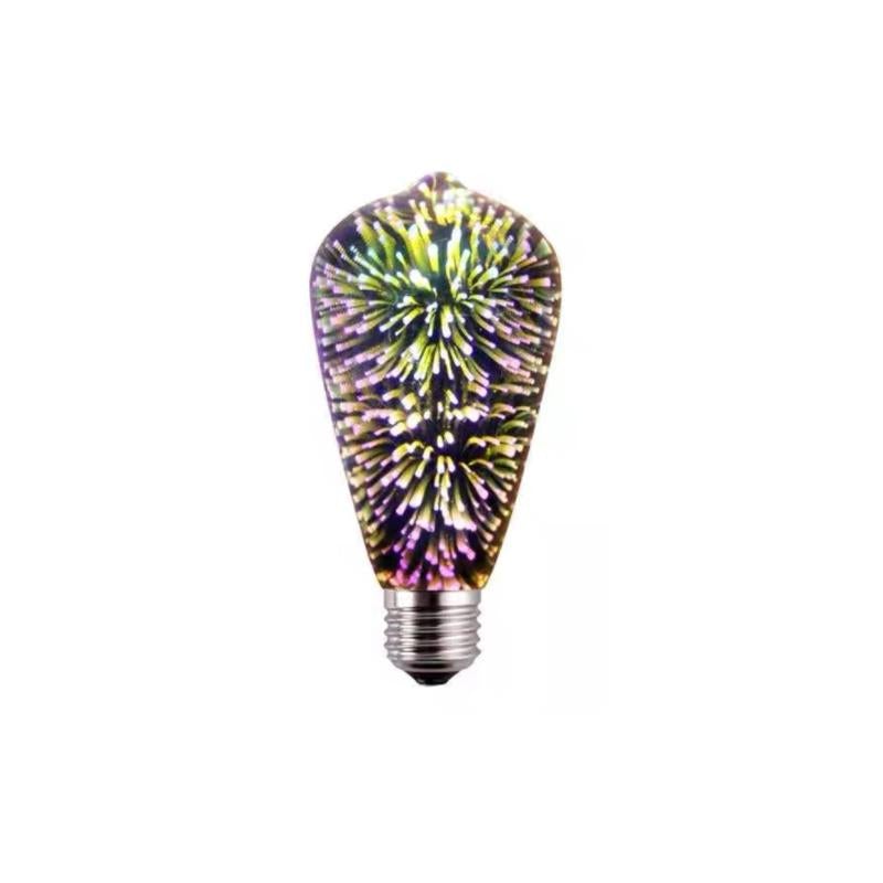 1+1 GRATIS | 3D-Feuerwerk dekorative LED-Lampe