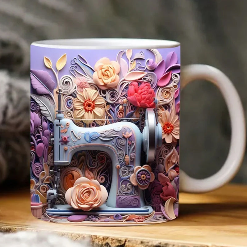 StitchMug - Kreative 3D-Nähtasse für Nähbegeisterte | 50% RABATT