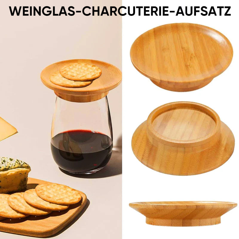 Perfekter Genuss - Weinglas-Charcuterie-Topper | 2+2 GRATIS