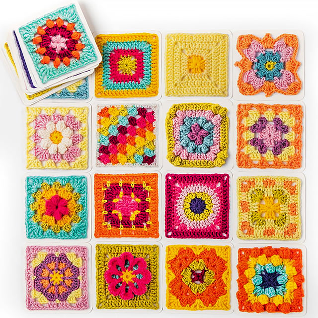 Das Granny Square Karten-Set