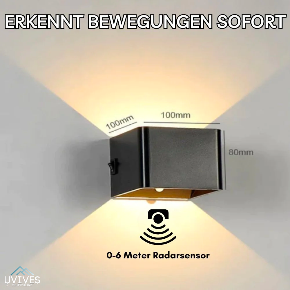 LuminaCube™ - Die kabellose und luxuriöse Wandlampe mit Sensor! | 50% RABATT