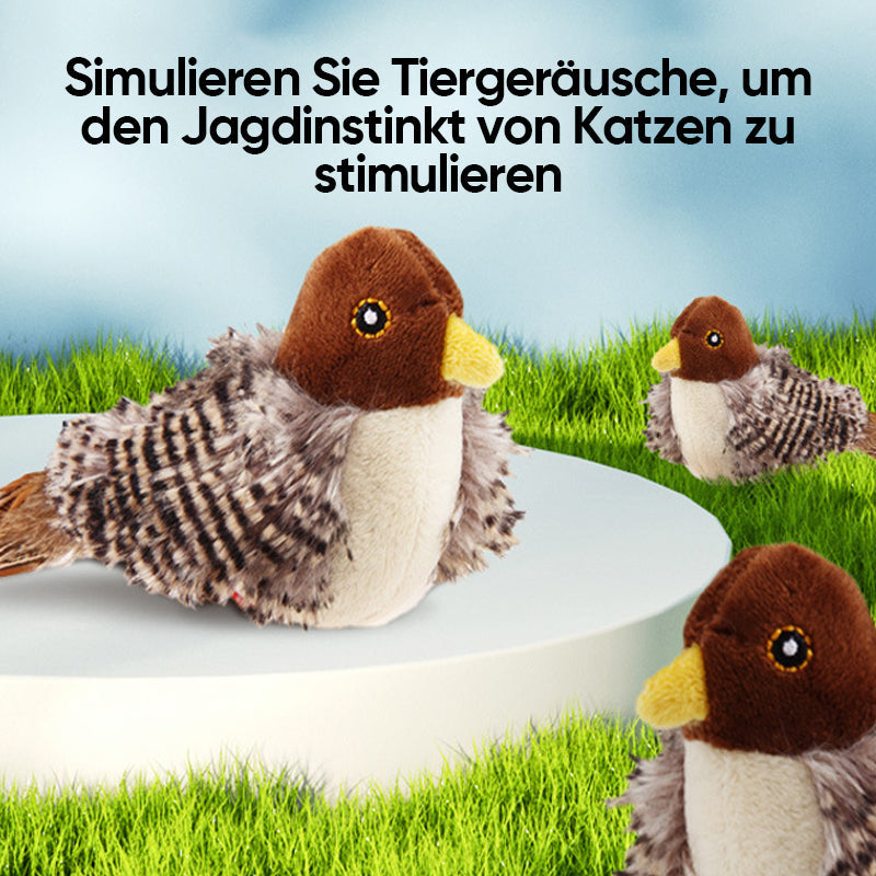 Katzenspielzeug - Simulierter zwitschernder Vogel