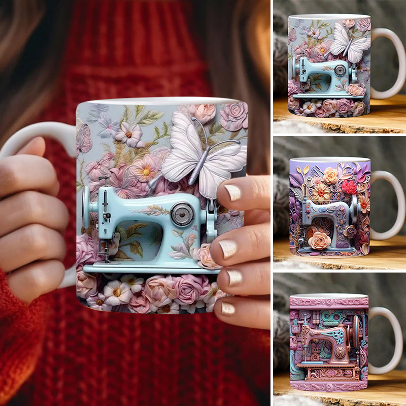 StitchMug - Kreative 3D-Nähtasse für Nähbegeisterte | 50% RABATT