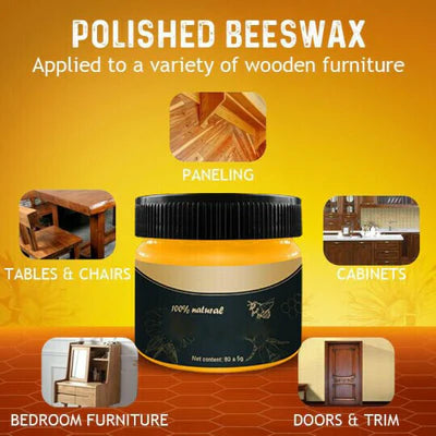 Beeswax™ Bio-Holzmöbelpolitur 80g | 1+1 GRATIS