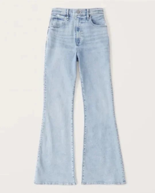 2023 High Stretch Flare Jeans - Bis 65% RABATT