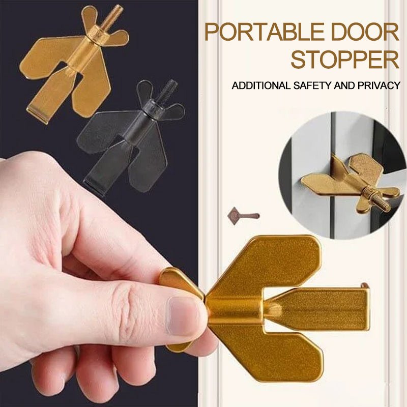 Portable Travel Safety Door Stopper