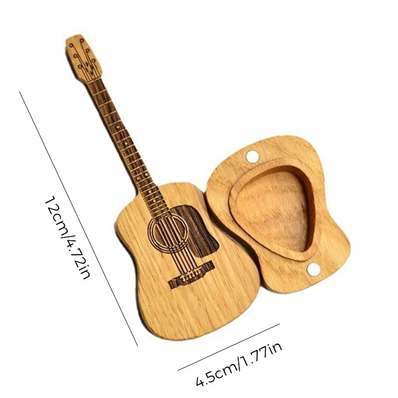 GuitarKeeper - Plektrum für Akustikgitarren aus Holz | 50% RABATT