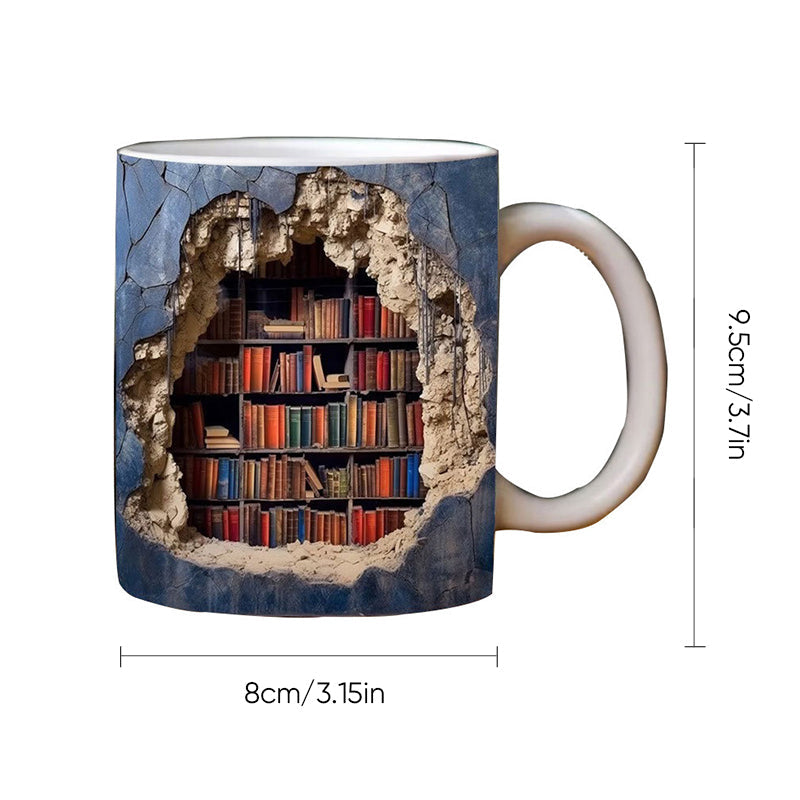 Mocky™ 3D-Bücherregal-Tasse | 50% RABATT