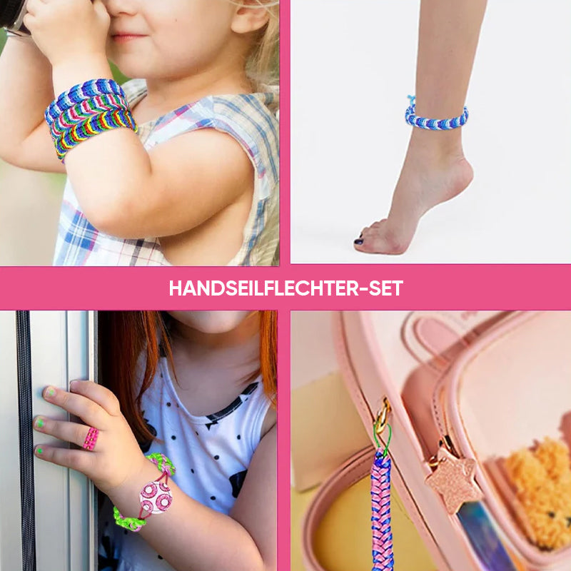 KreativKidz DIY Handstrick-Set – Fördern Sie Kreativität und Geschicklichkeit Ihrer Kinder! | 50% RABATT