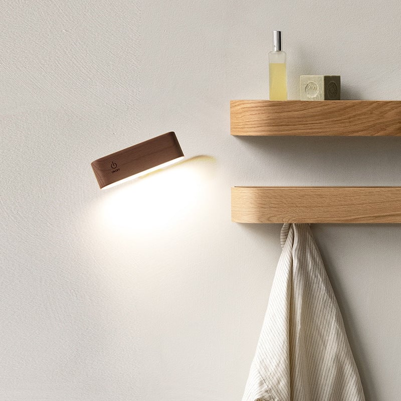 LuminoWood - 360° Rotierende magnetische Lampe | 50% RABATT