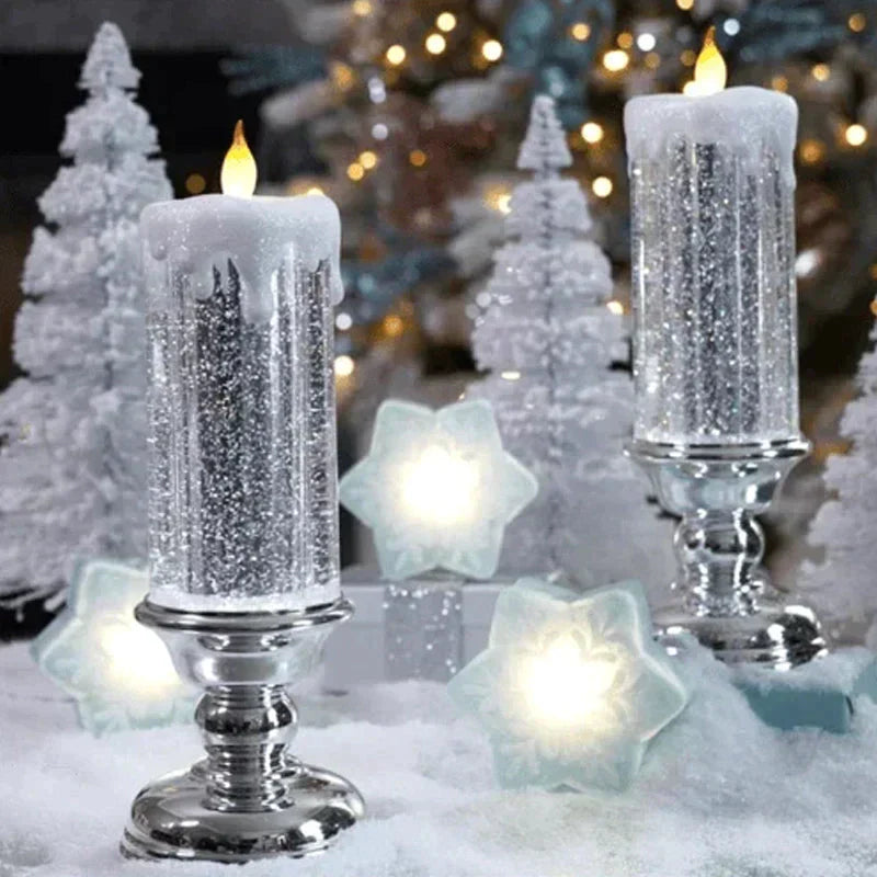 TwinkleFlame™ | Funkelnd Weihnachten Flammenlos Kerze | 50% RABATT