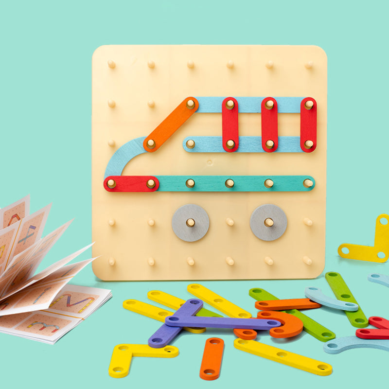 Montessori-Holzpuzzle-Brettset