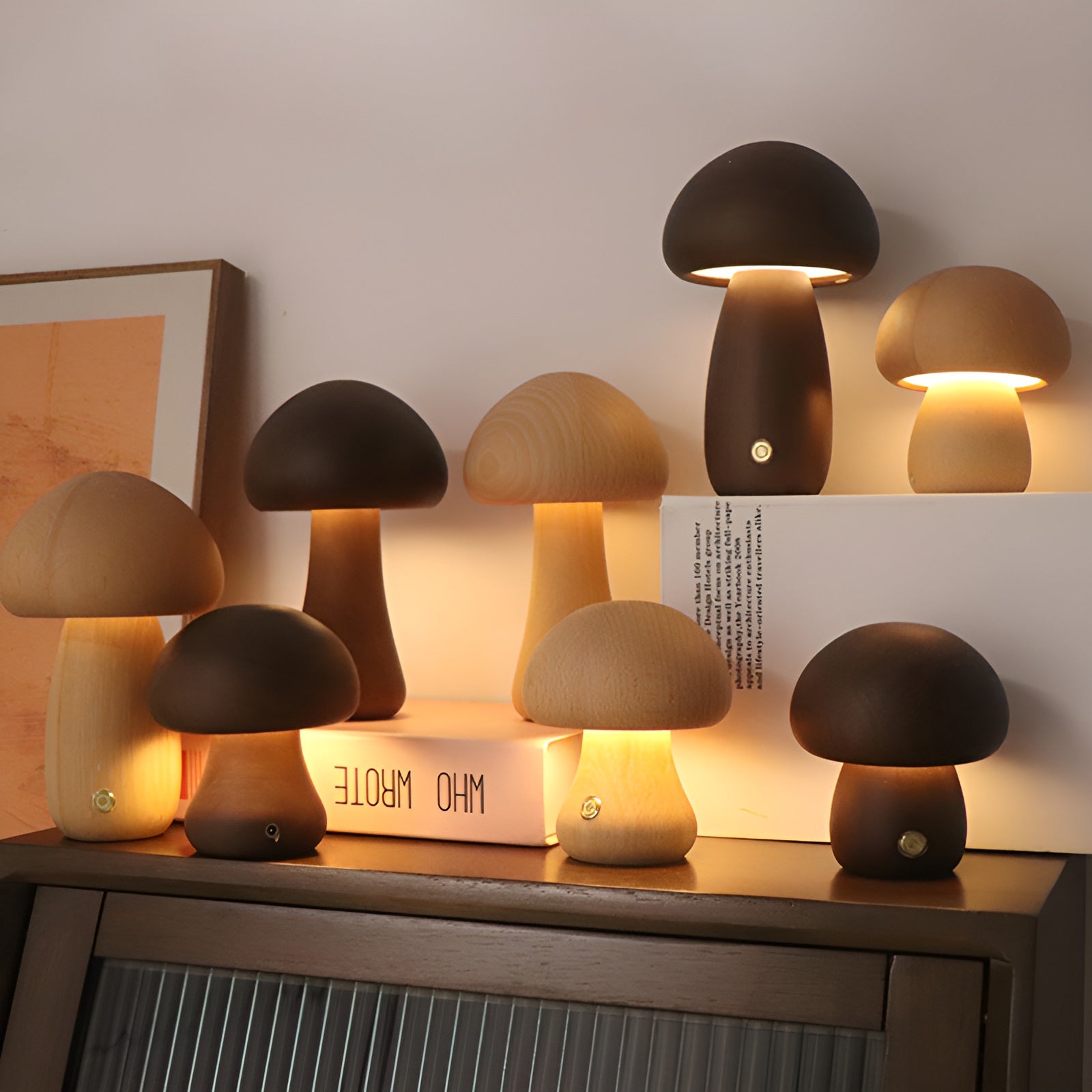 LumiGlow – Kabelloses, warmes Licht in stilvollem Holzdesign | 50% RABATT