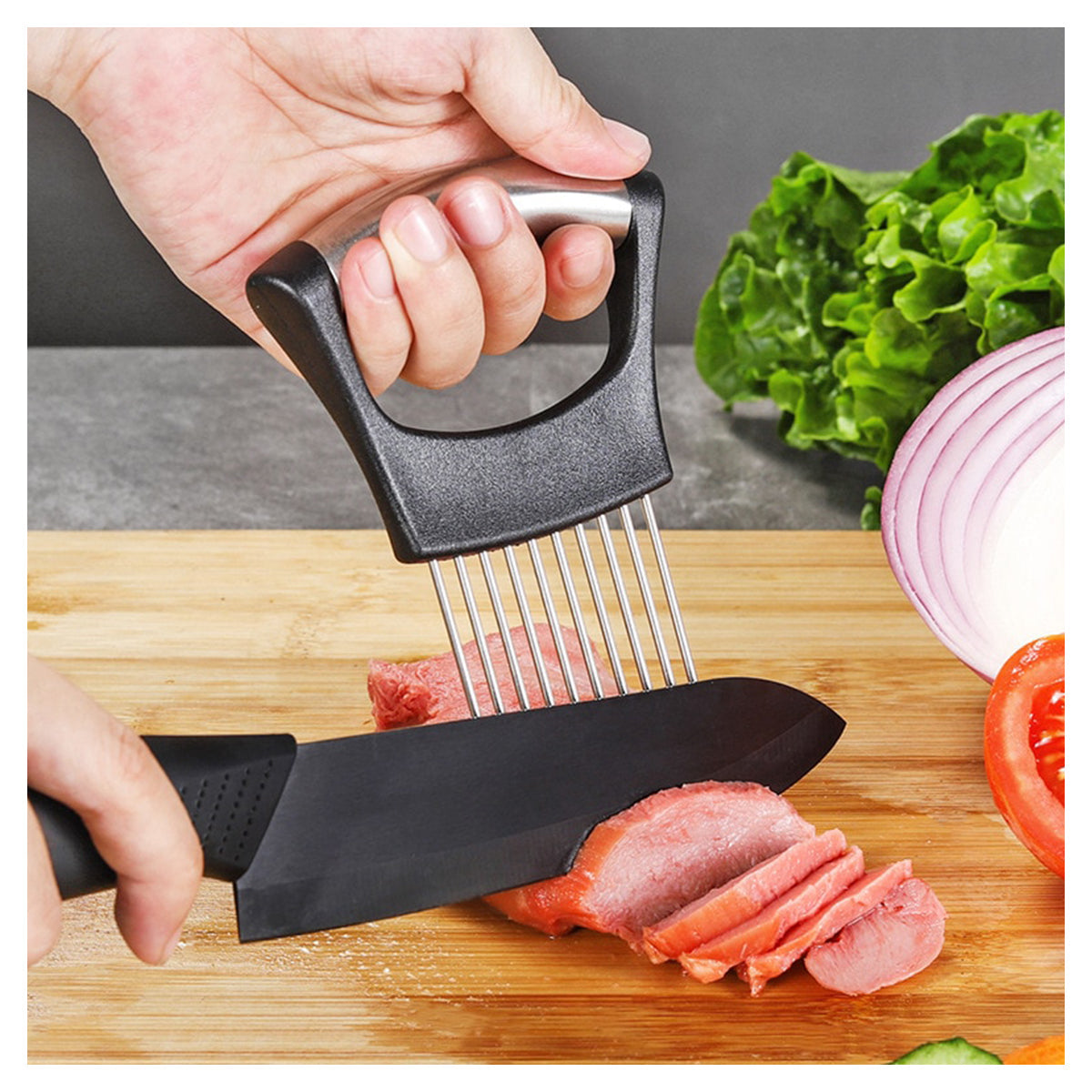 KitchenPro™  Ultimativer Halter zum Schneiden | 1 + 1 GRATIS