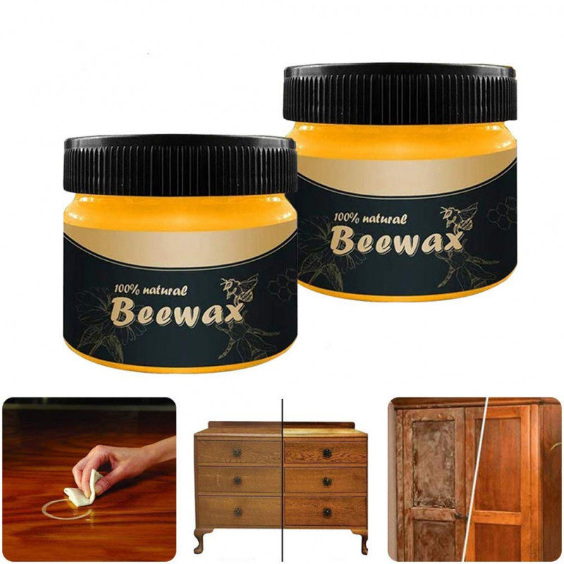 Beeswax™ Bio-Holzmöbelpolitur 80g | 1+1 GRATIS