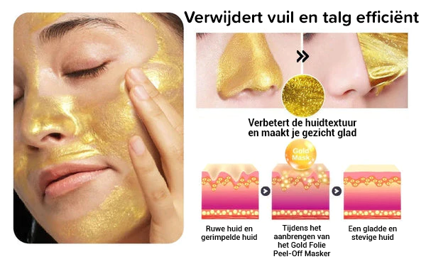 Fivfivgo™ - Abziehbare Goldfolie-Maske | 50% RABATT