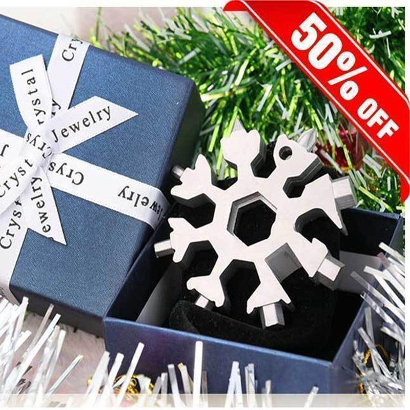 50% RABATT | 18-in-1 Edelstahl Schneeflocken Multi-Tool