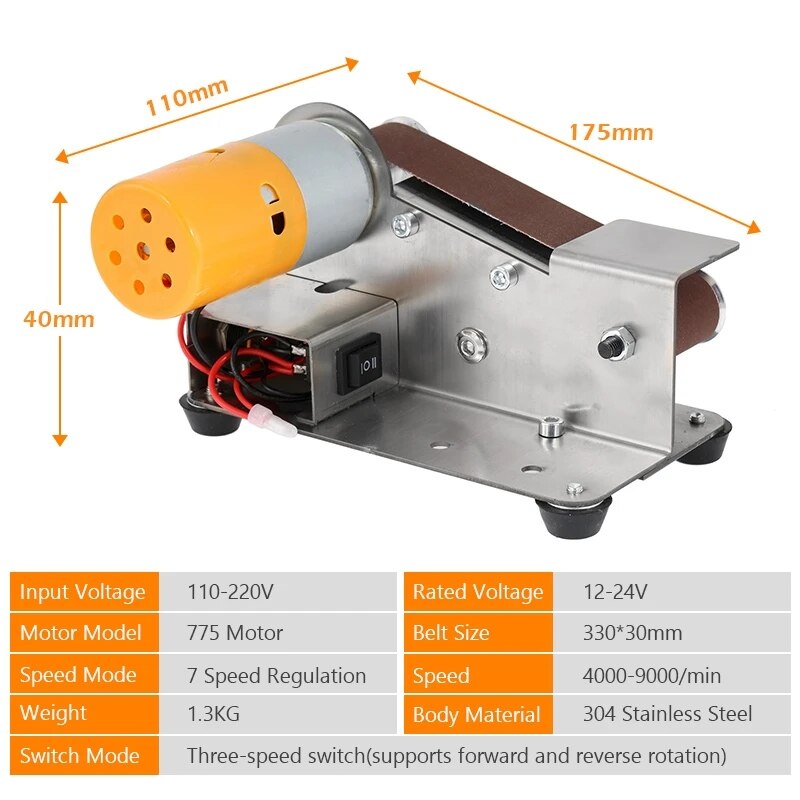 Poly™ | Elektrischer Polierer + 10 GRATIS Schleifbänder | 50% RABATT