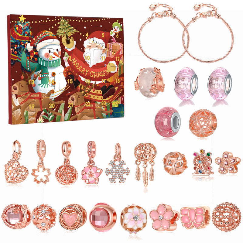 CharmWunder - DIY 24 Tage Weihnachts-Countdown-Kalender Armbänder Set | 50% RABATT