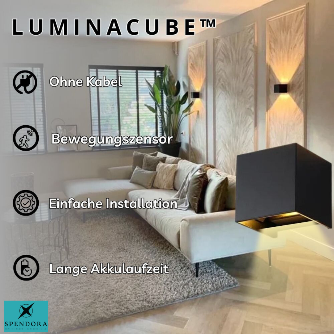 LuminaCube™ - Die kabellose und luxuriöse Wandlampe mit Sensor! | 50% RABATT