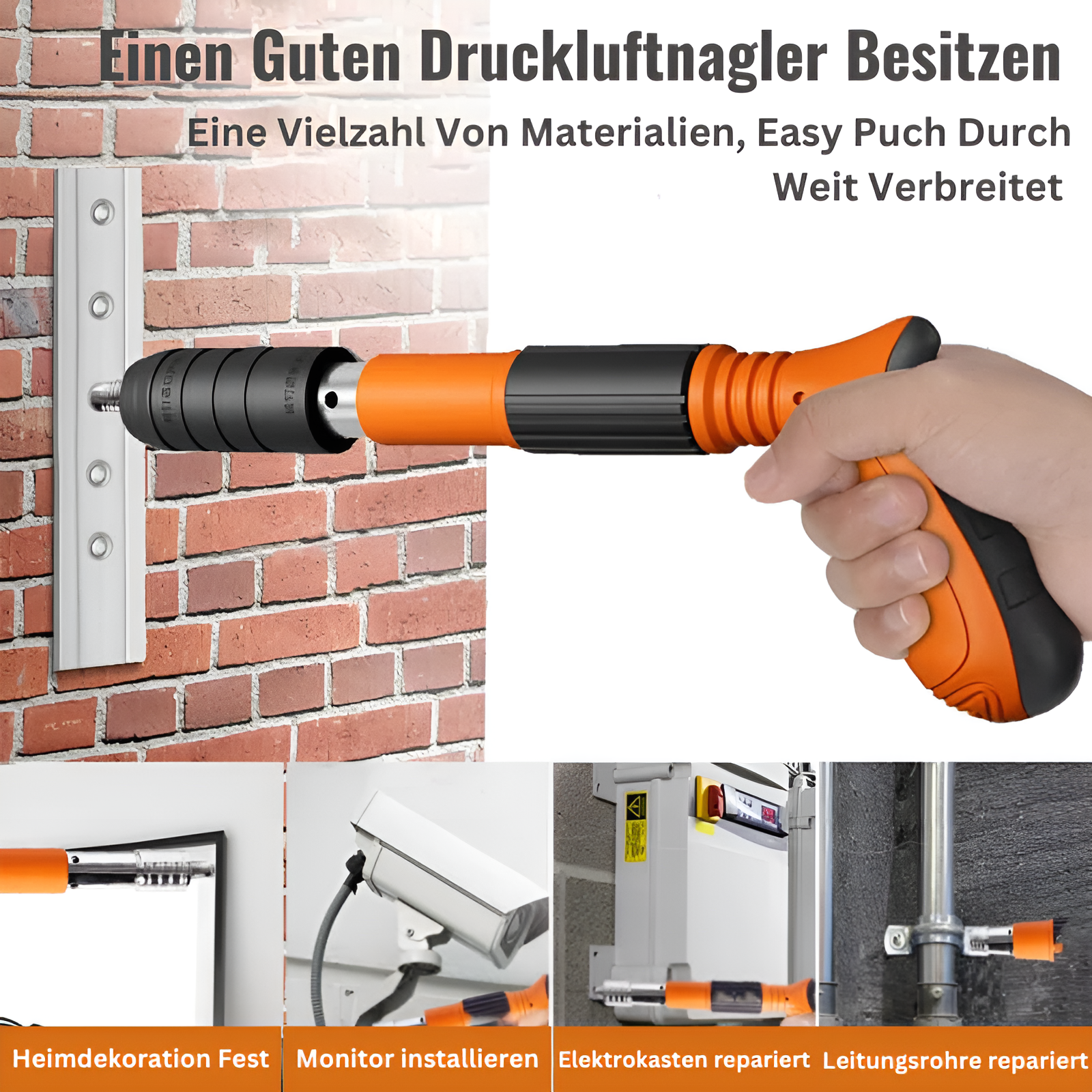 PowerNail - Der effiziente Druckluftnagler für präzise Arbeiten | 50% RABATT