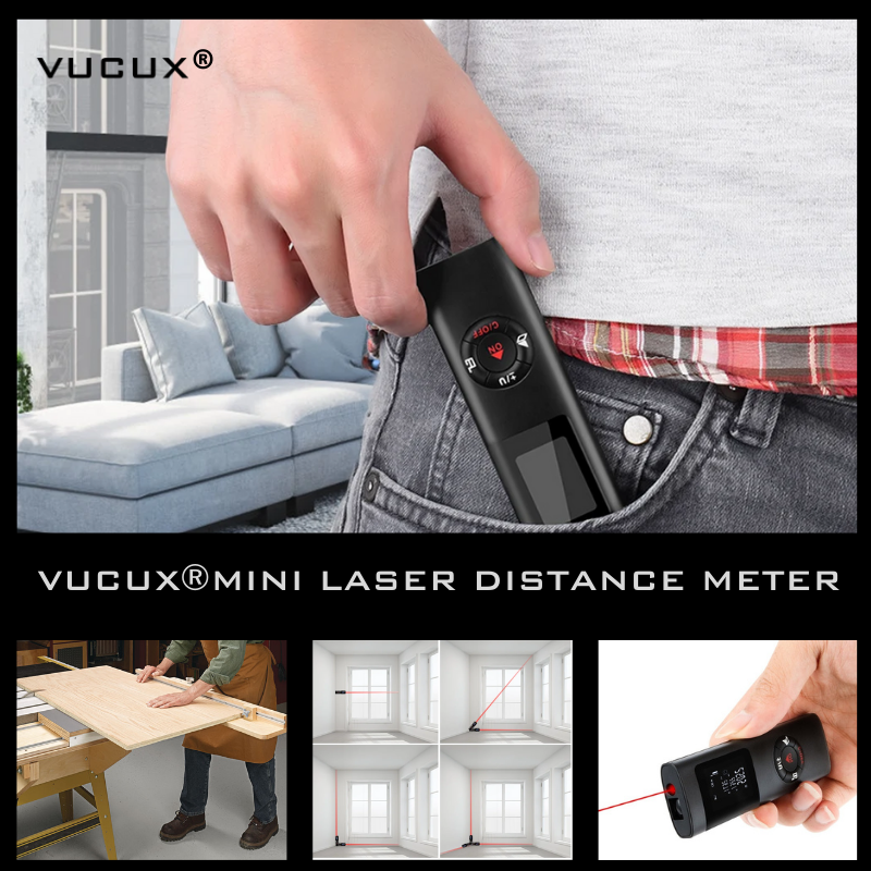 Vucux® Mini-Laser-Distanzmesser - Präzision in Ihrer Handfläche! | 50% RABATT