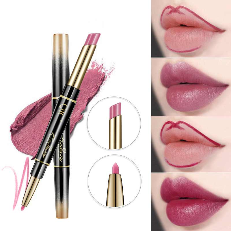 Wasserfester Doppelseitiger Lippenstift