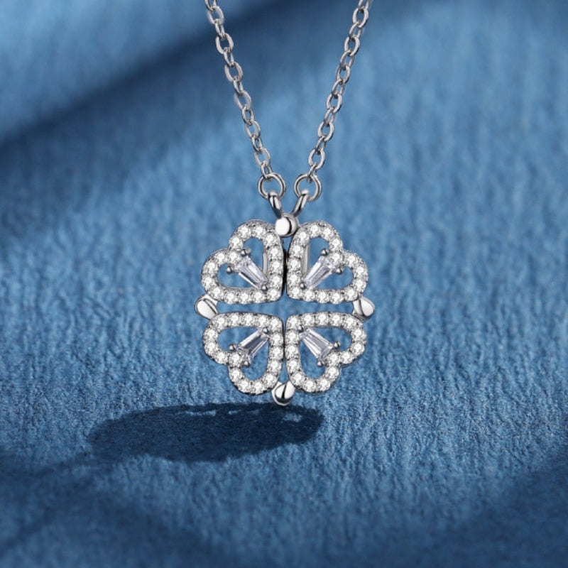 Clover Necklace | Magnetischer Anhänger - Clover 4 Love