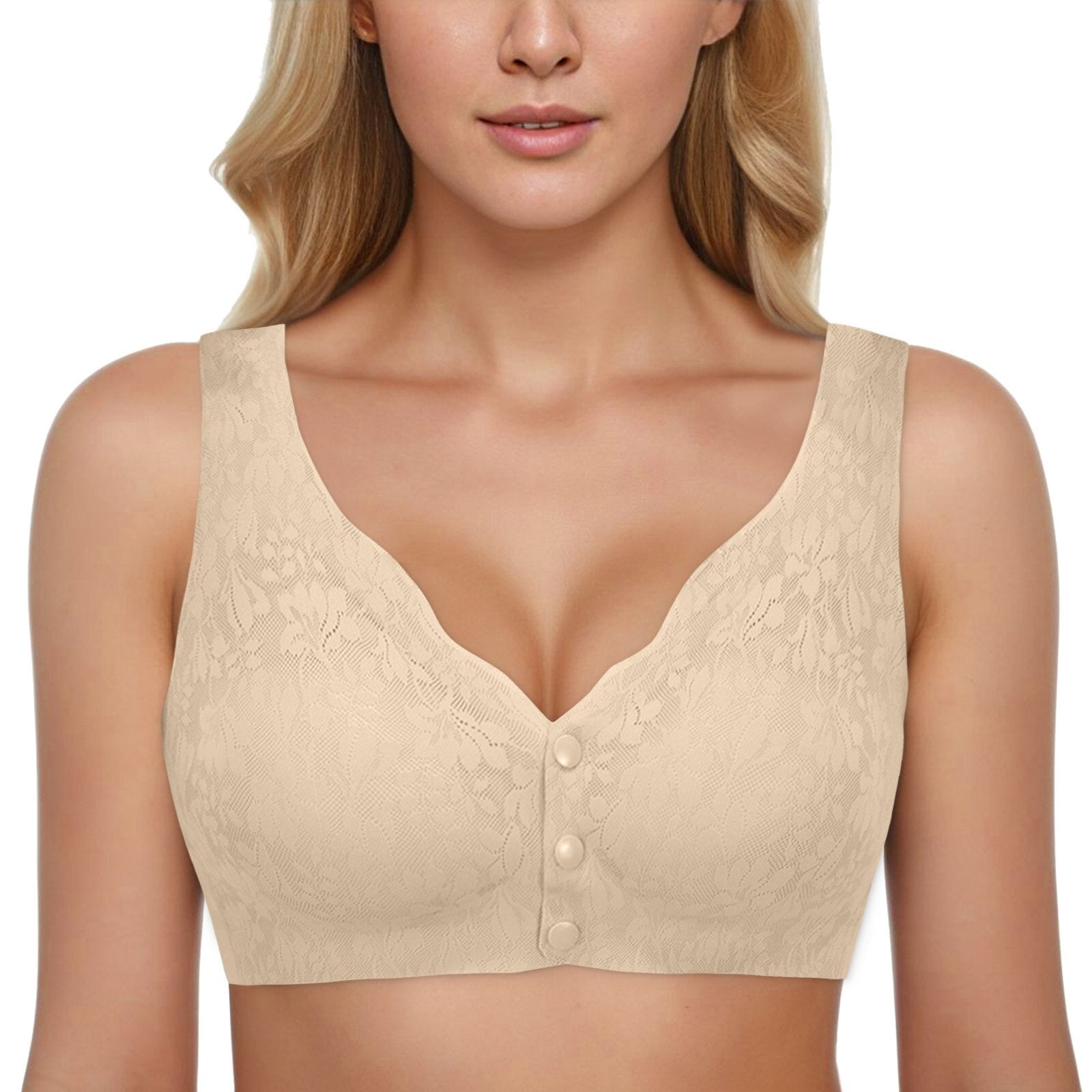 1+1 GRATIS | Lace Stretch Button For Comfy Bra™