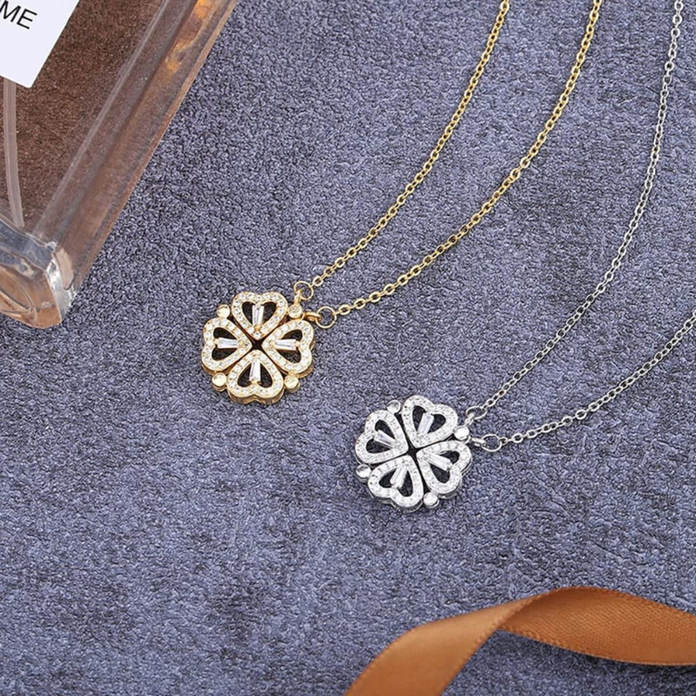 Clover Necklace | Magnetischer Anhänger - Clover 4 Love