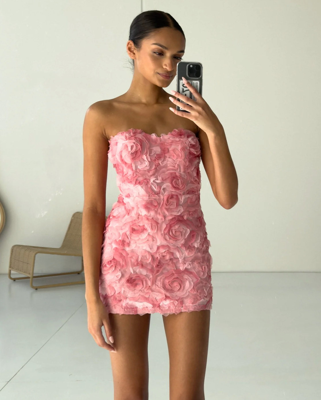 ROOS | FLOWER MINI DRESS