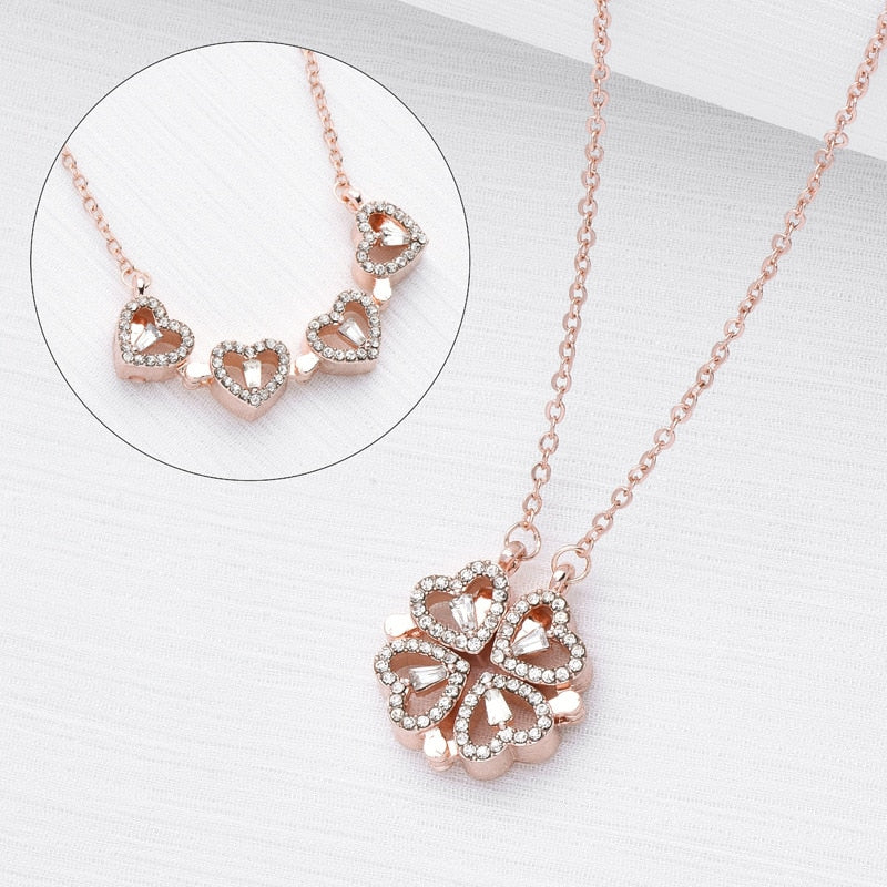 Clover Necklace | Magnetischer Anhänger - Clover 4 Love