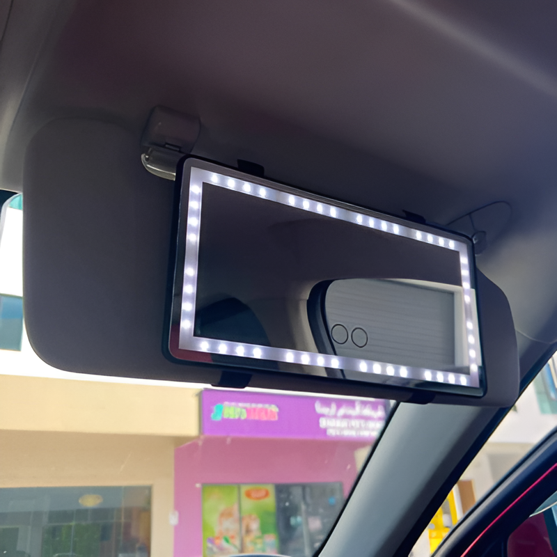 AutoGlow Mirror™ - Verleihen Sie sich selbst einen Schönheitsschub, sogar als Beifahrer | 50% RABATT