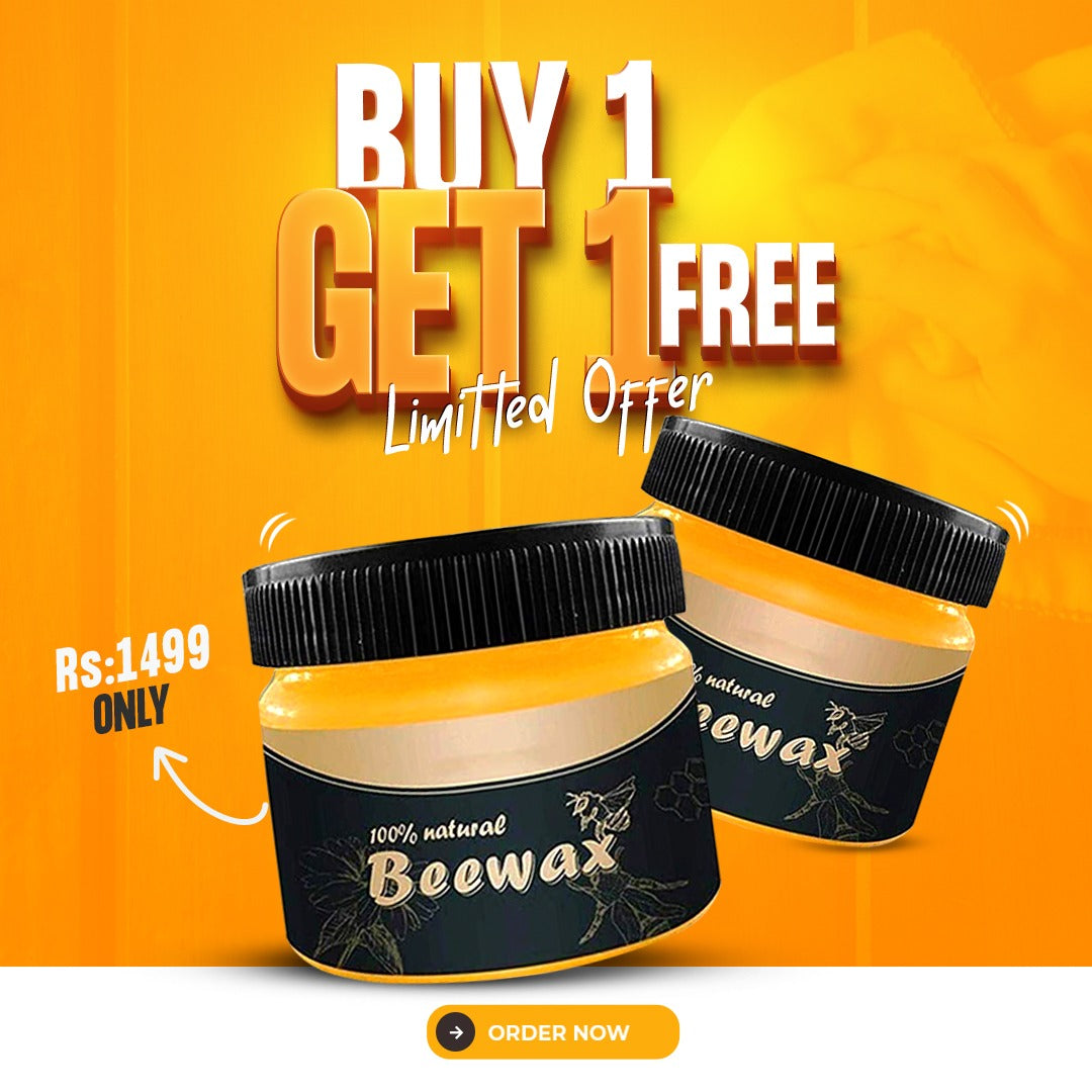 Beeswax™ Bio-Holzmöbelpolitur 80g | 1+1 GRATIS