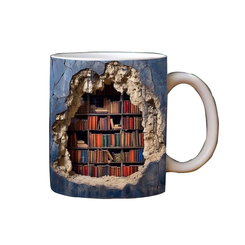 Mocky™ 3D-Bücherregal-Tasse | 50% RABATT