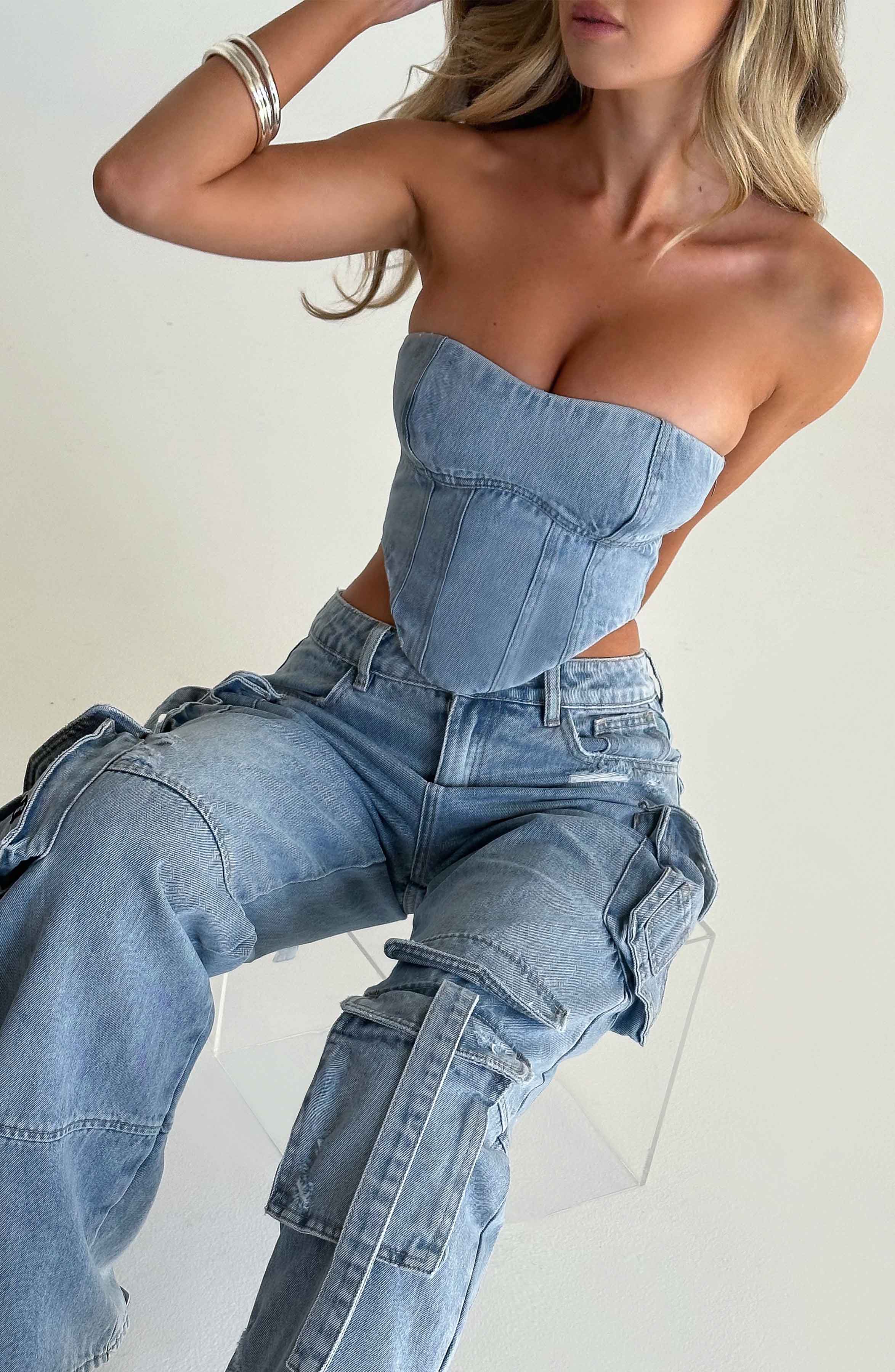 Aria Denim Set