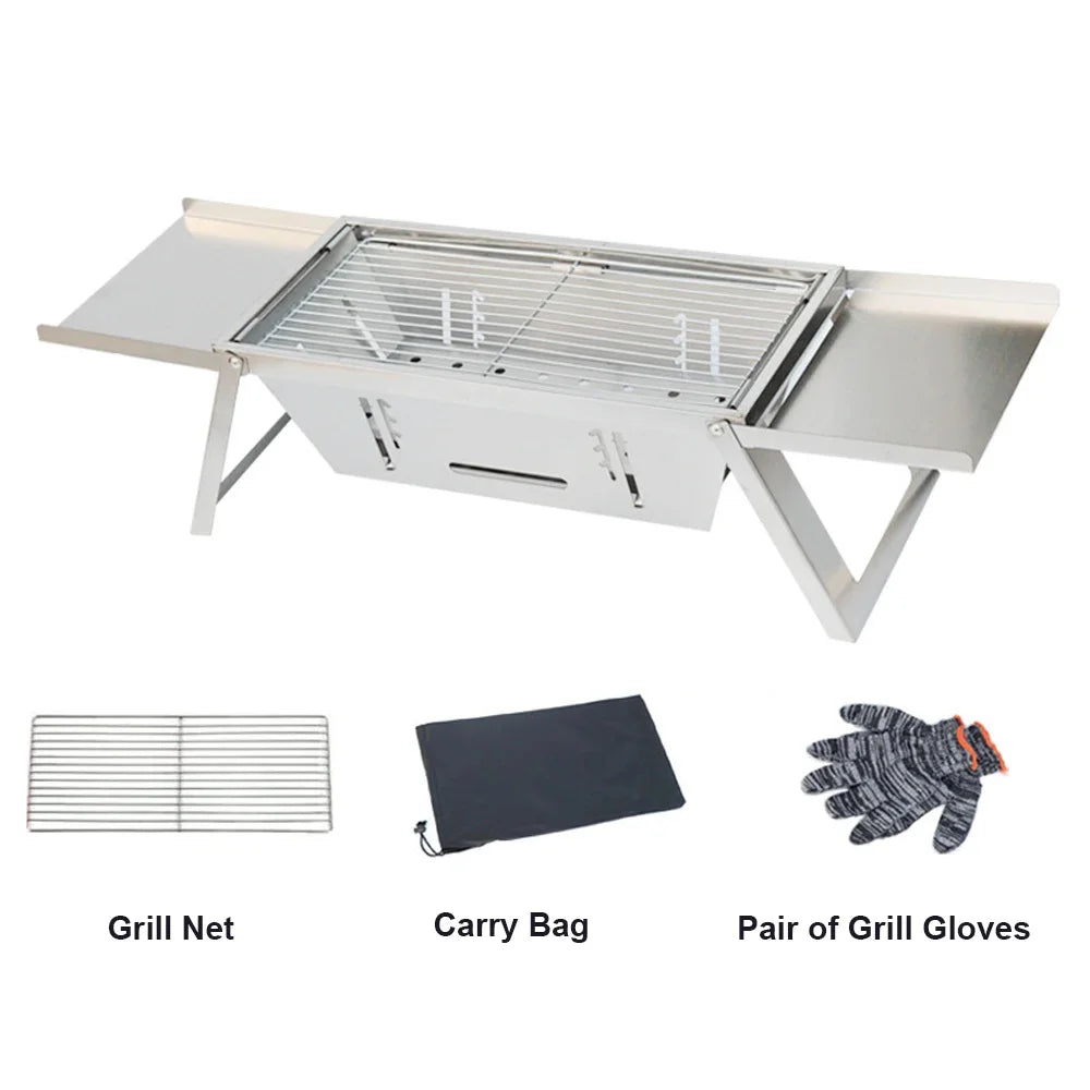 1 + 1 GRATIS - Tragbarer Camping BBQ Grill