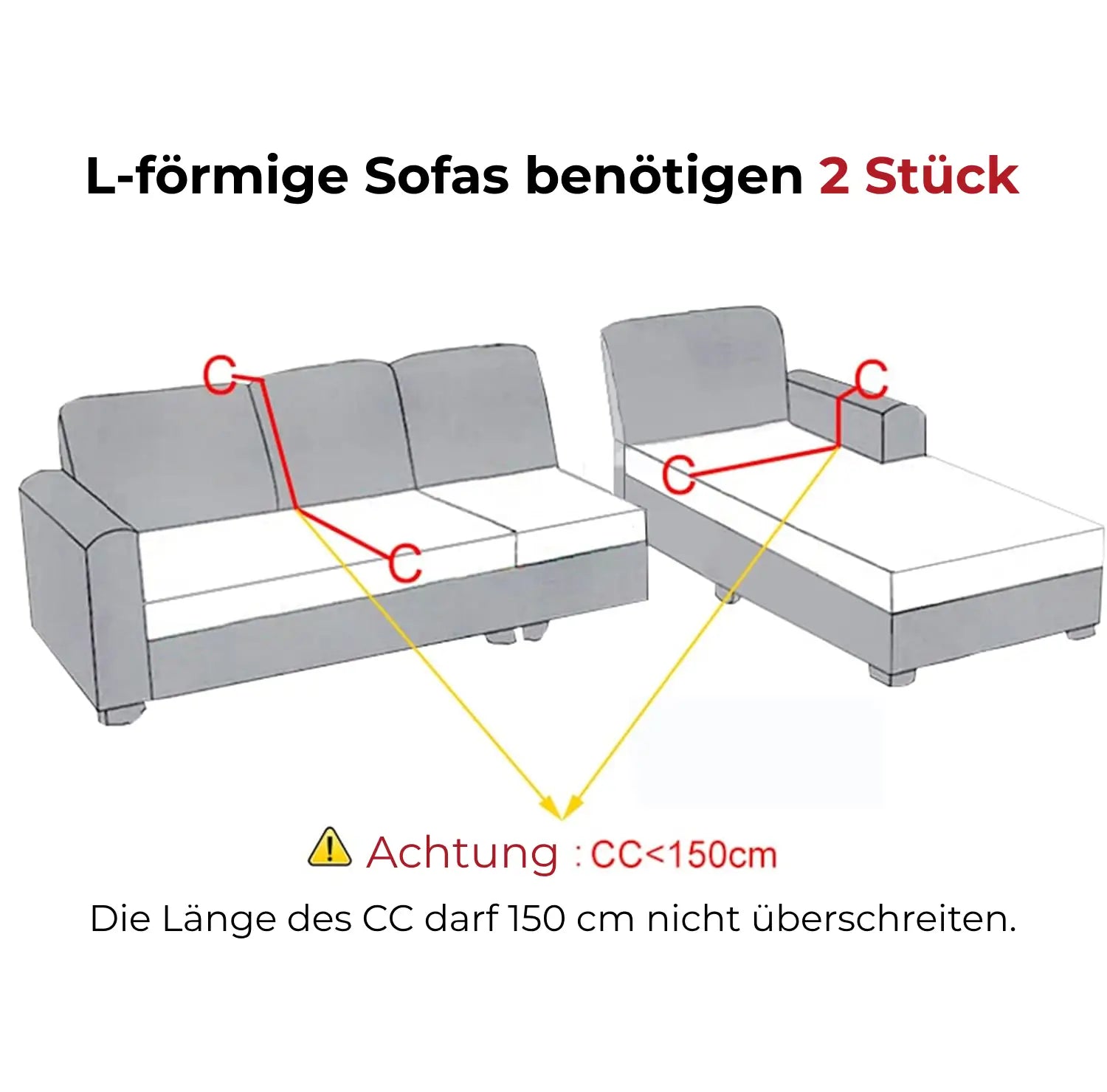 SofaLux - Elastischer Sofabezug aus Samt