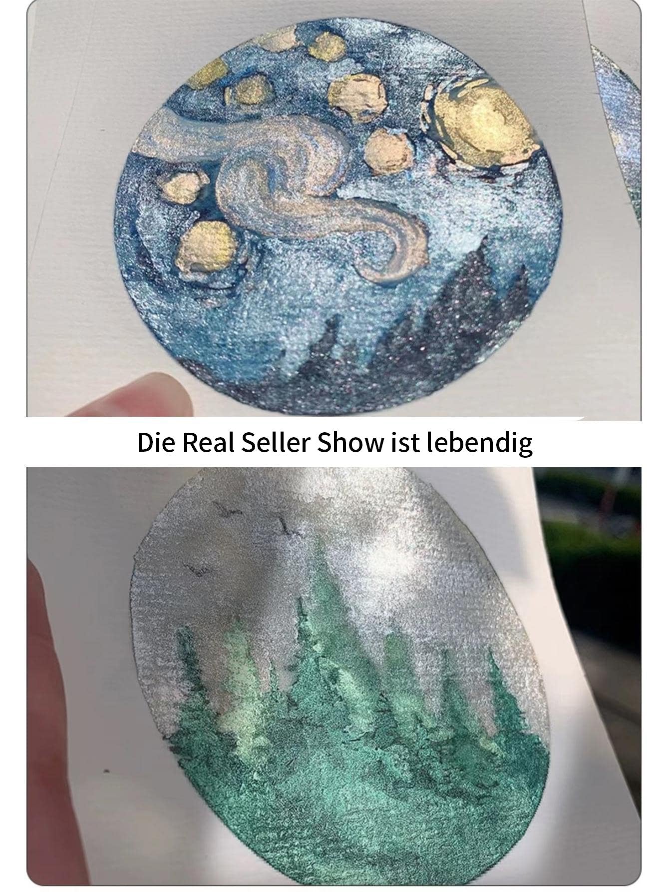 AquaShimmer - Perfekte Darstellung der Schönheit der Aquarellmalerei | 50% RABATT