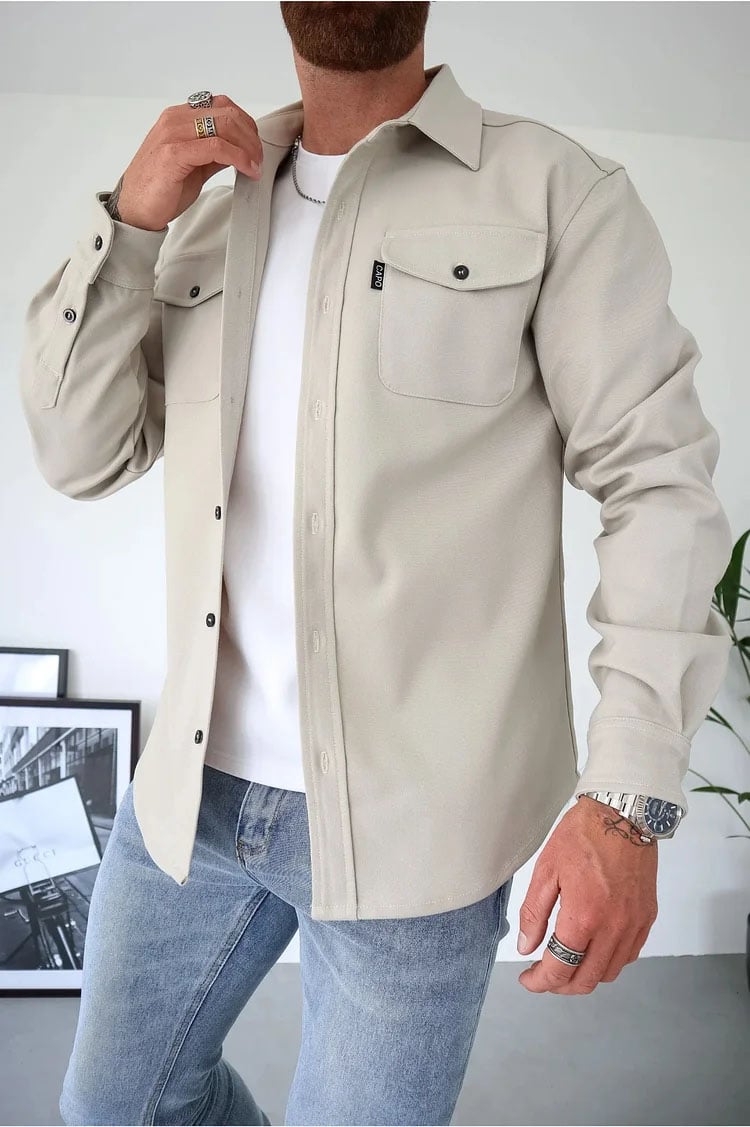 Markus™ Hemdjacke mit Knopfleiste | 50% RABATT