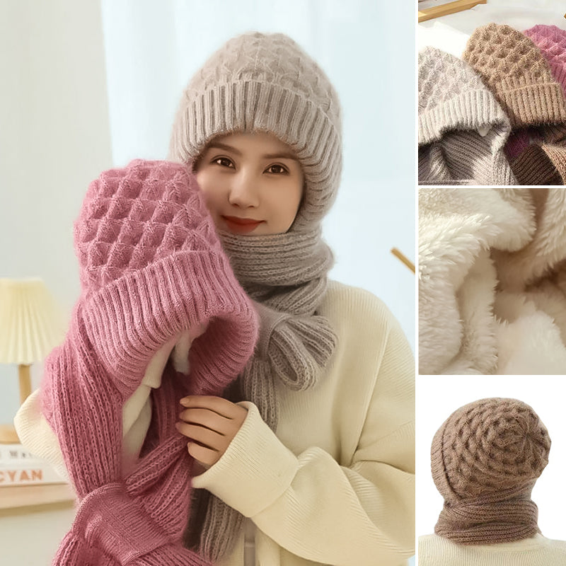 WarmStyle - Damenschal und Beanie-Mütze in einem | 1+1 GRATIS