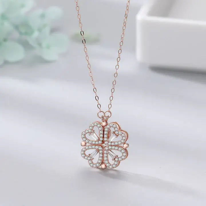 Clover Necklace | Magnetischer Anhänger - Clover 4 Love