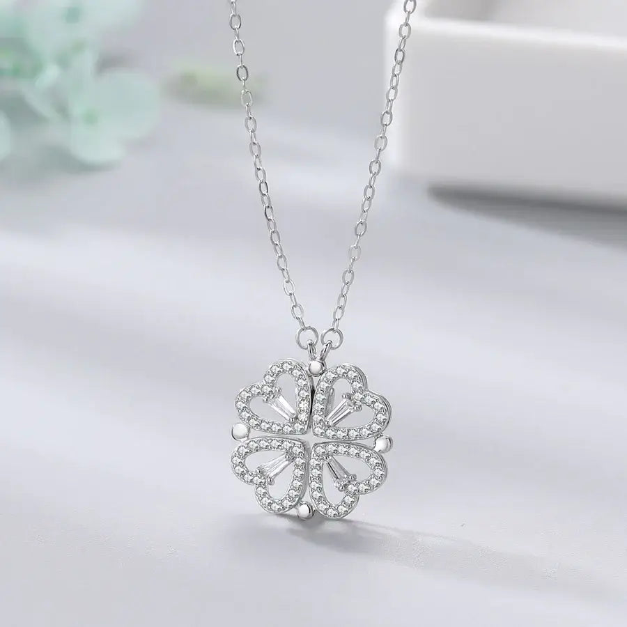 Clover Necklace | Magnetischer Anhänger - Clover 4 Love