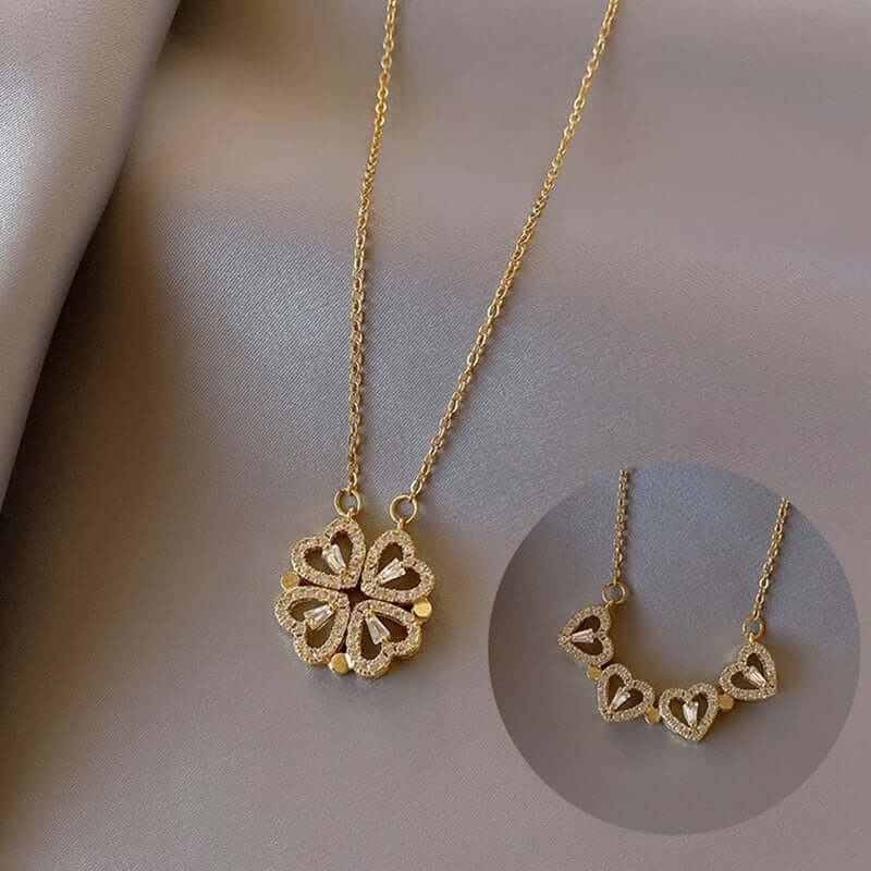 Clover Necklace | Magnetischer Anhänger - Clover 4 Love