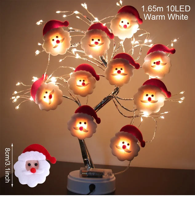 ChristmasMagic -  LED-Schneemann-Girlande für strahlende Festtage | 50% RABATT